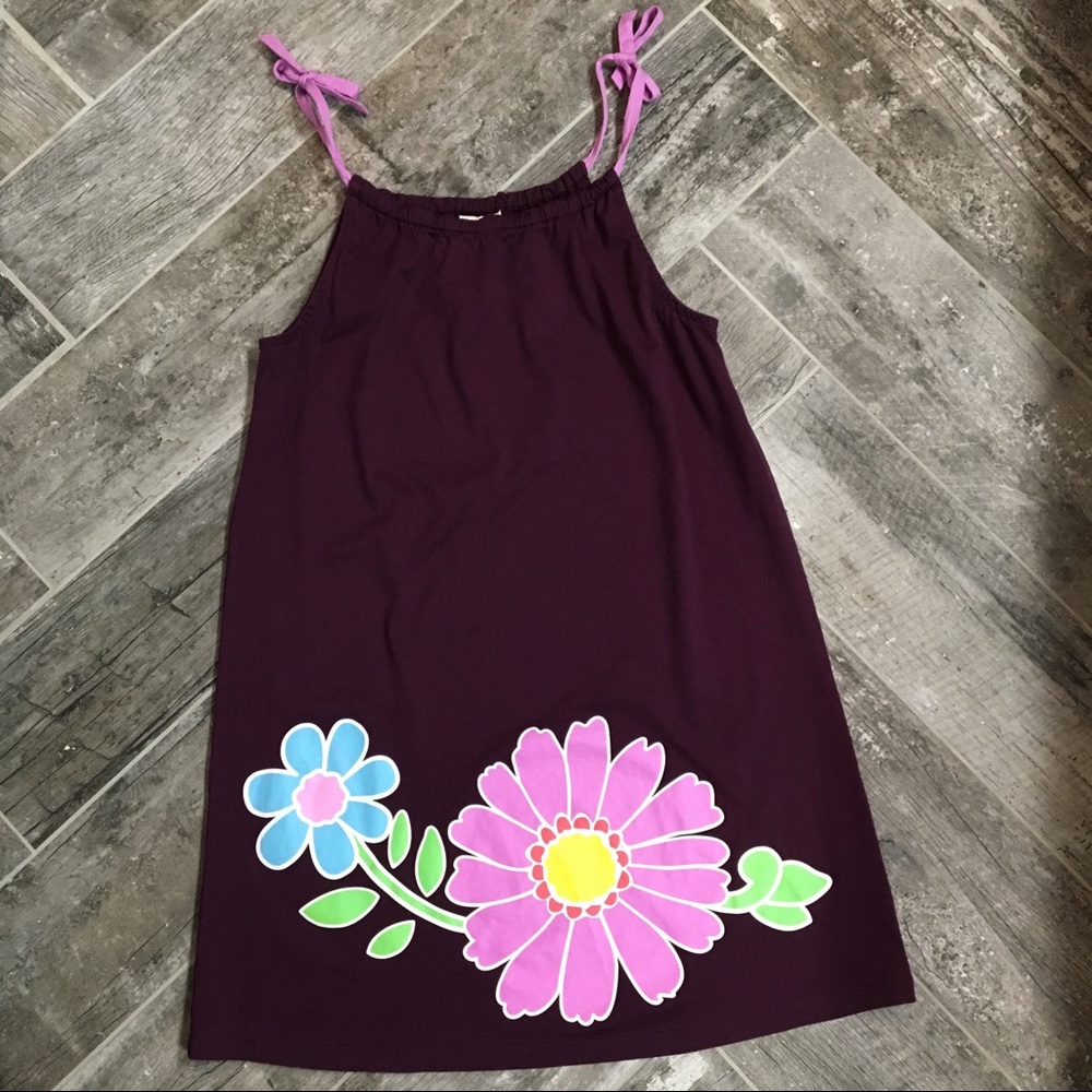 Hanna Andersson 140 ( 10 ) floral pillowcase dress